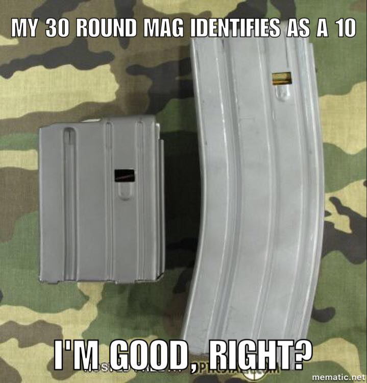 30 round magazine identifies