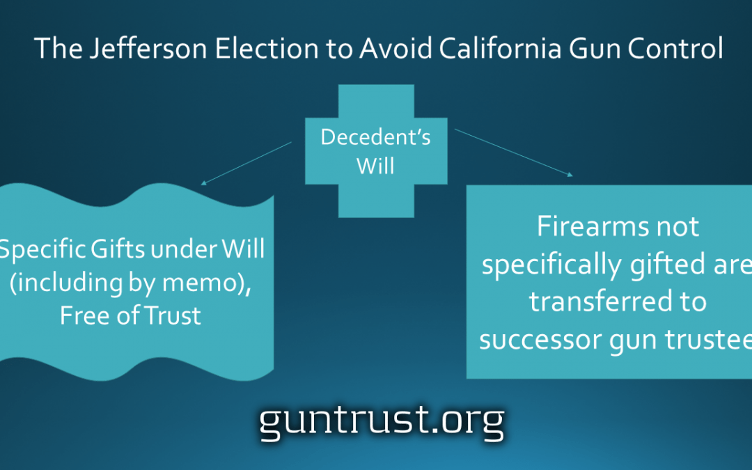 The Jefferson Election Avoids California #GunControl